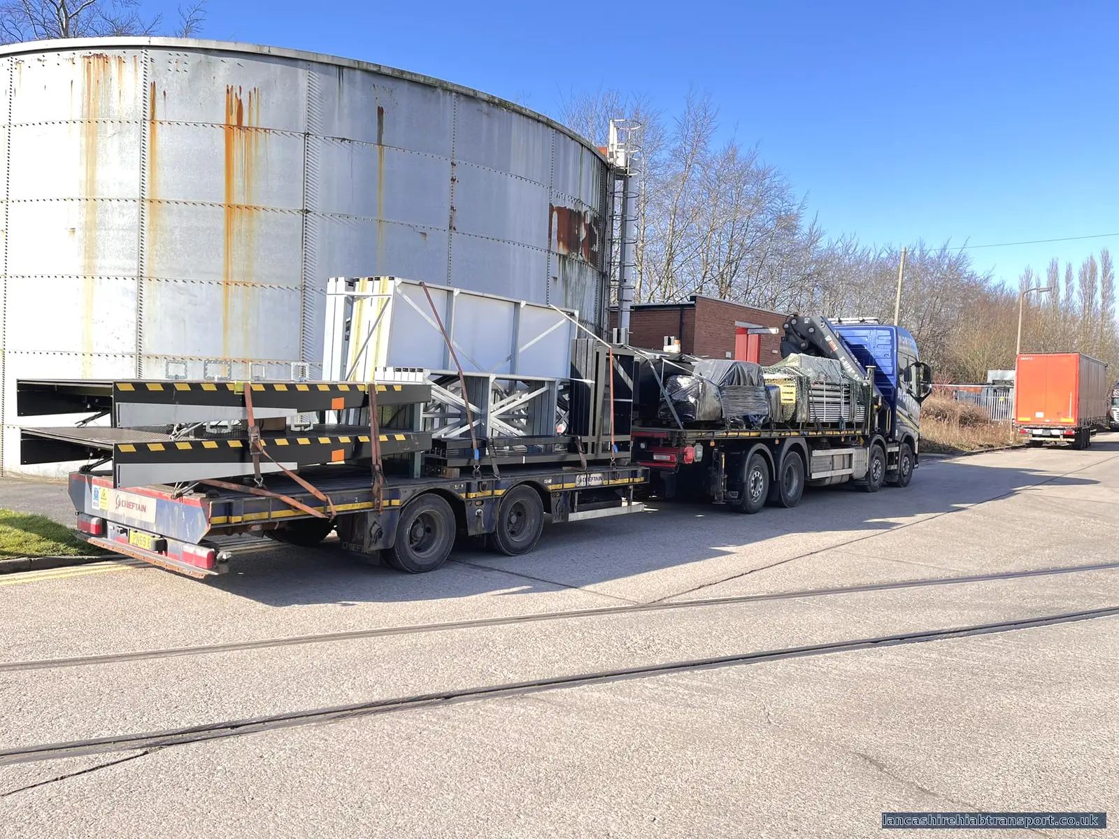 Wide & Abnormal Load Transport provided by Lancashire Hiab Transport