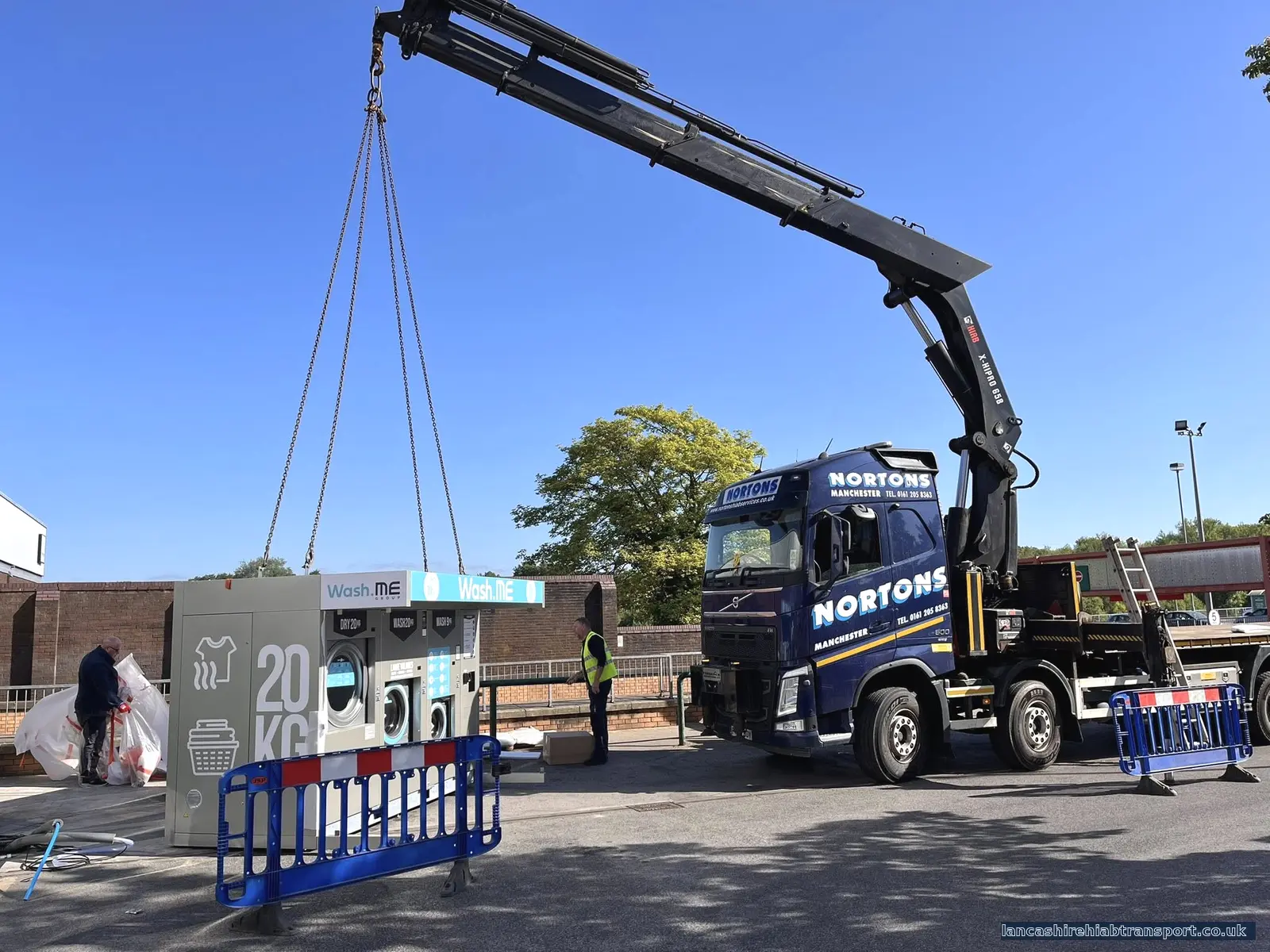 Hiab hire and transport serving Accrington