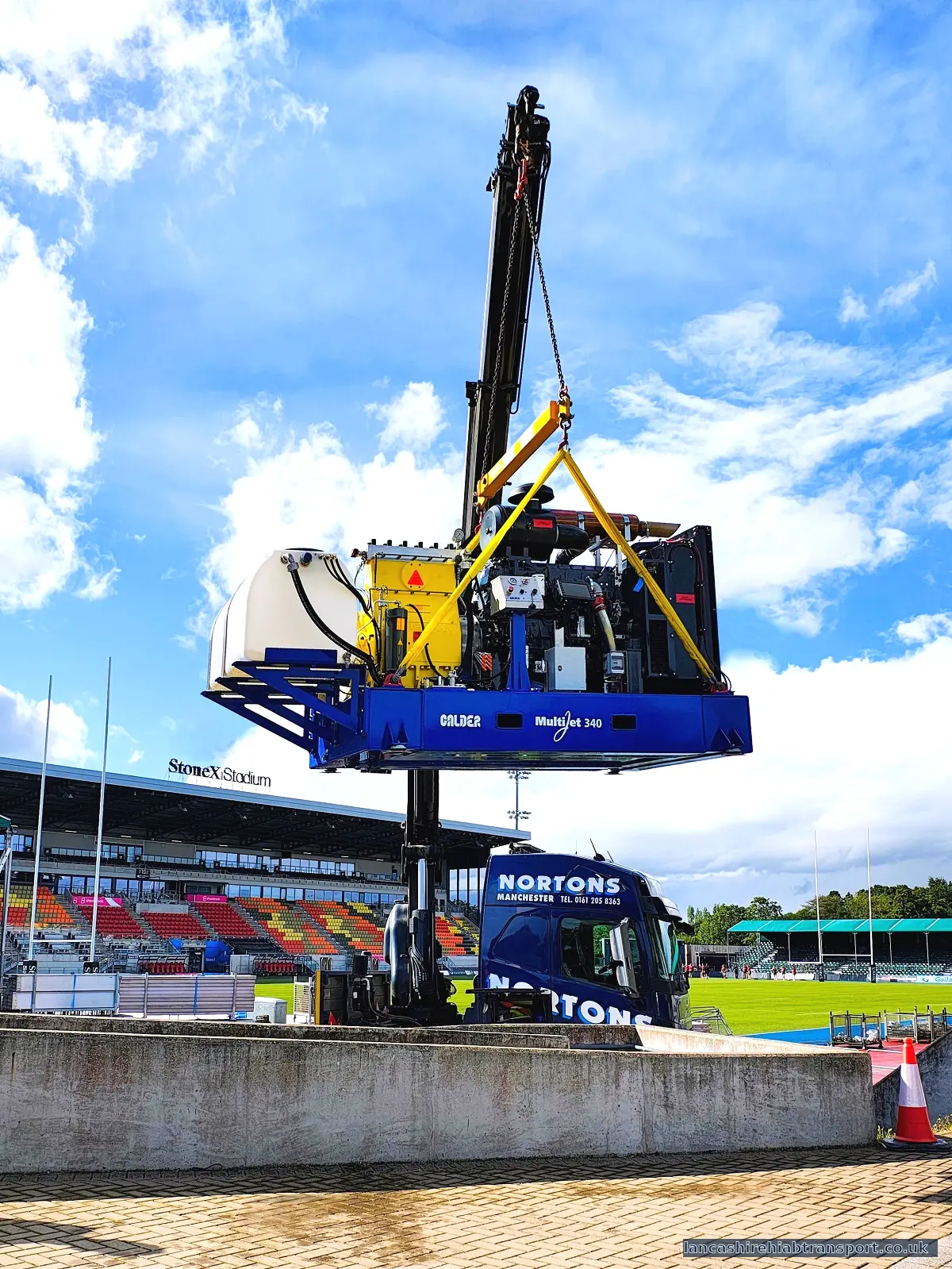 Hiab lifting and transport services in Lancashire