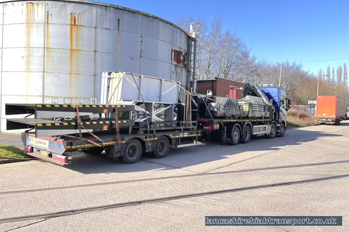 Wide & Abnormal Load Transport provided by Lancashire Hiab Transport