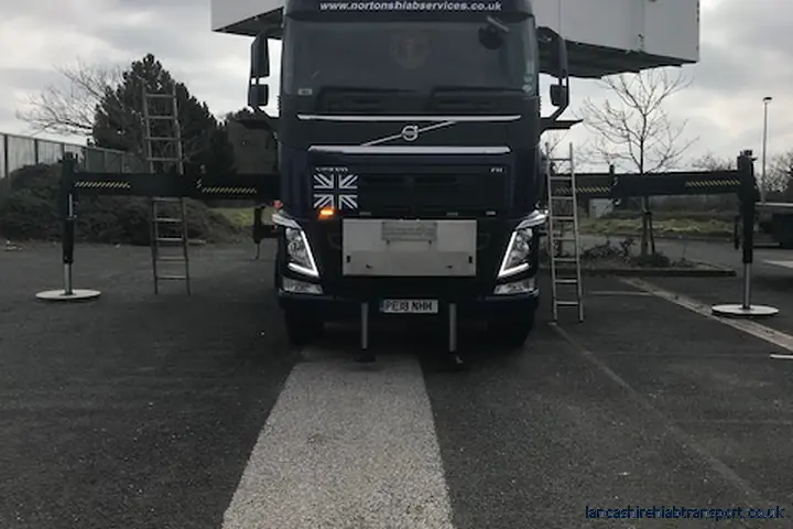 Site Cabin Delivery in Blackpool