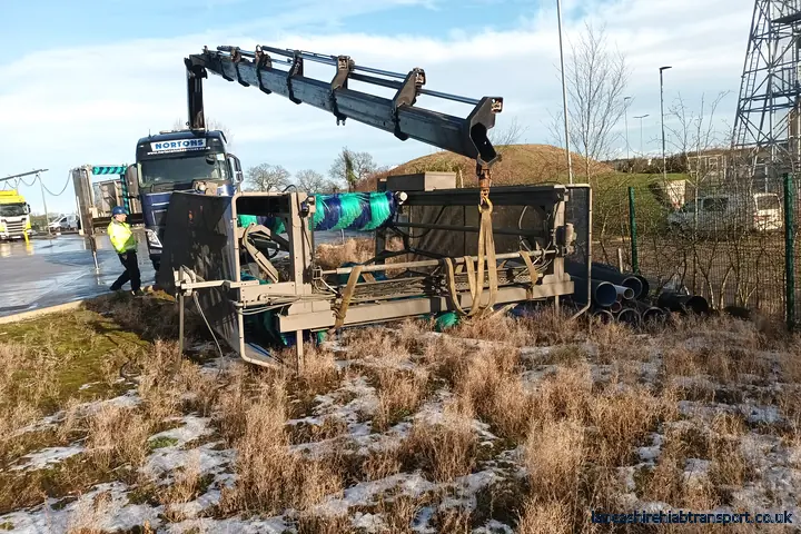 Truck-Wash Equipment Lift in Lymm
